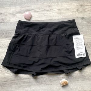 NWT Lululemon Pace Rival Skirt Size 4 Black